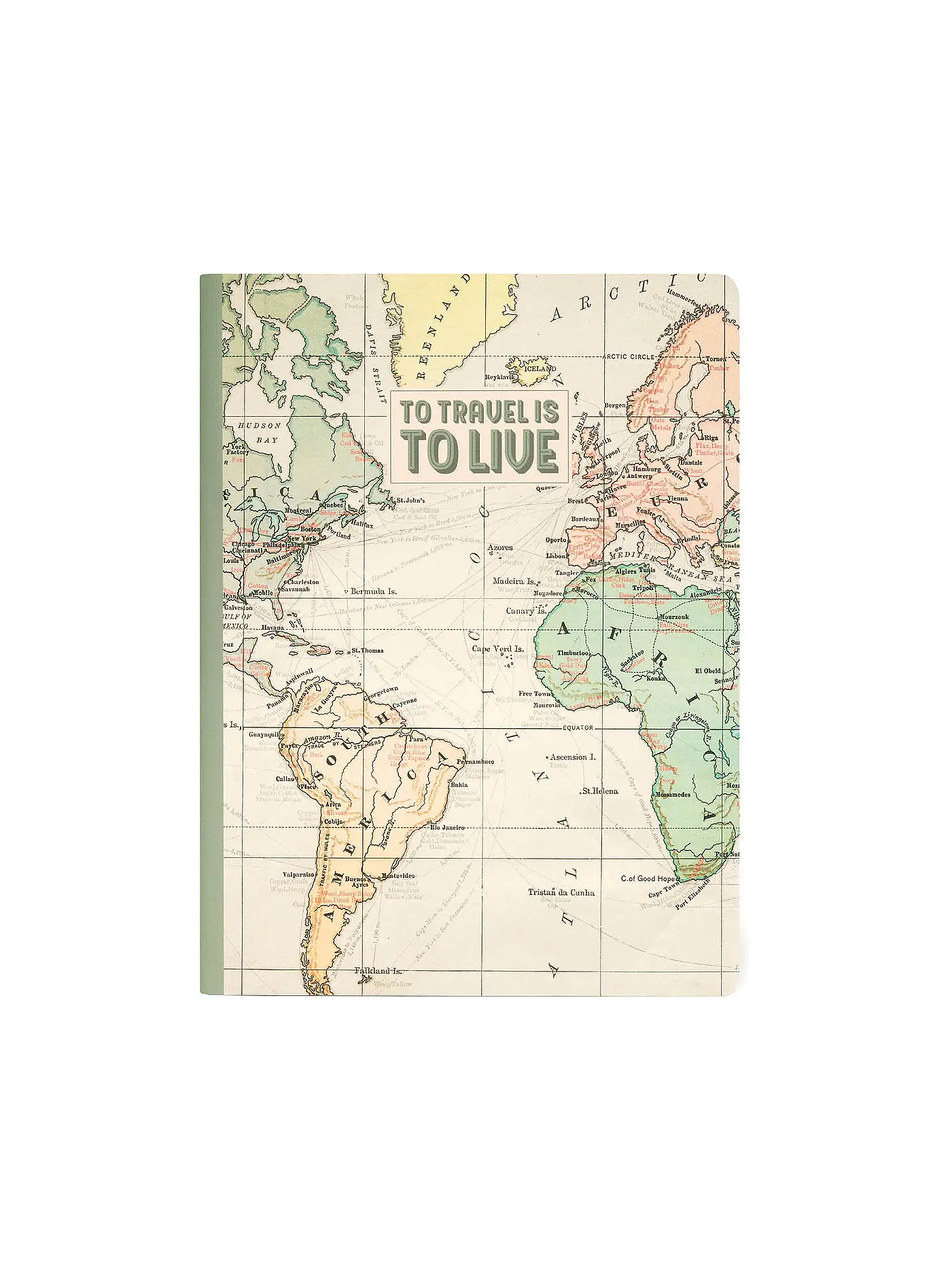 LEGAMI | Liniertes Notizbuch - Large - B5-Format Travel | 